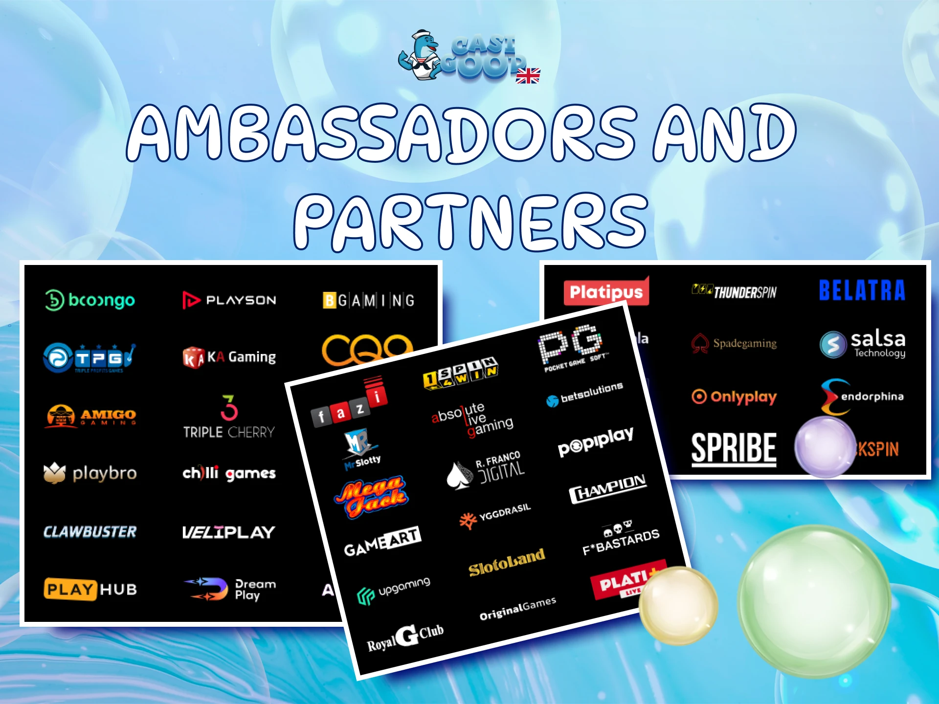 Check out the official Casigood partners and ambassadors of this global brand.