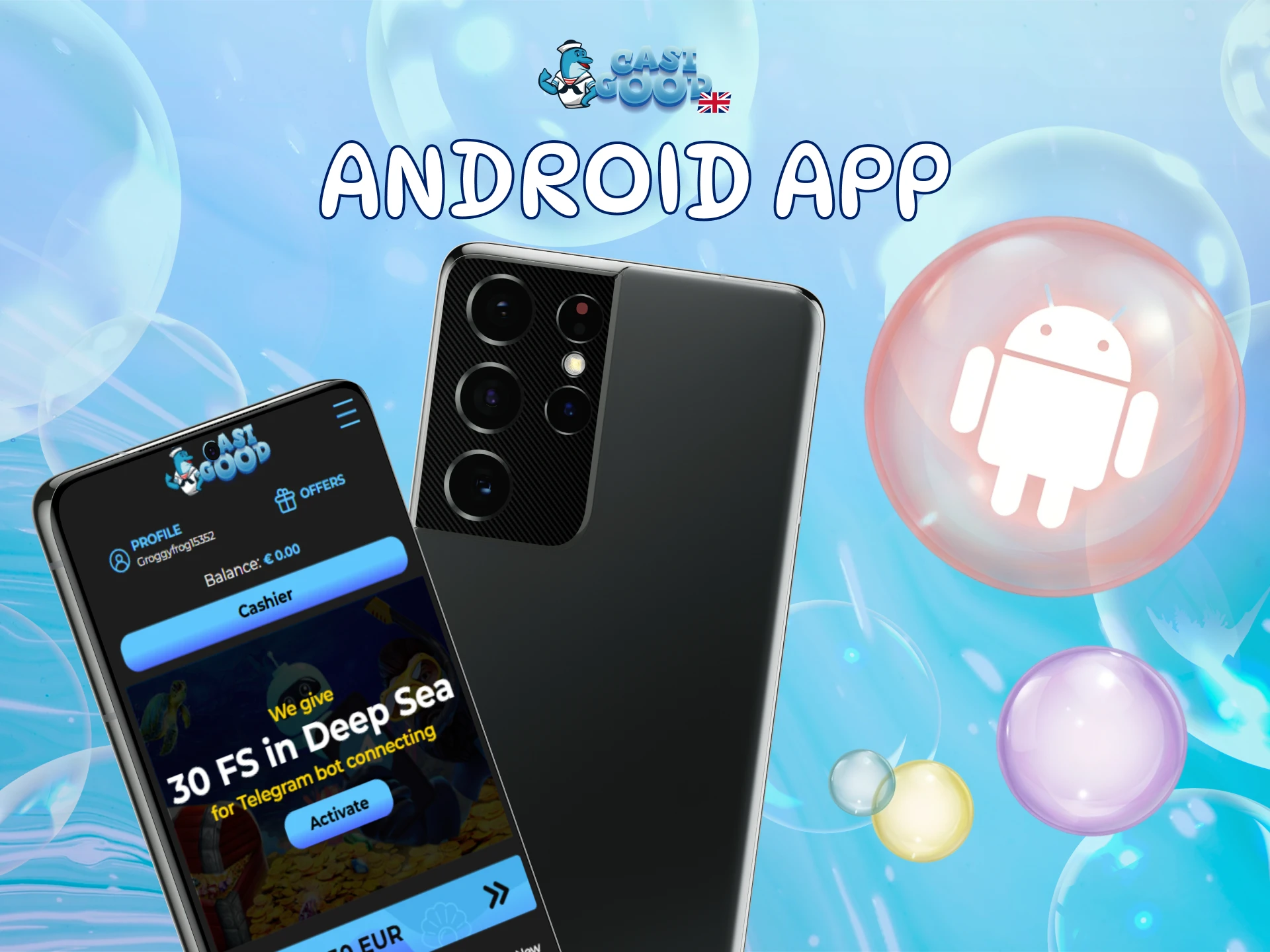 Download the Casigood Android app for a seamless mobile betting experience.