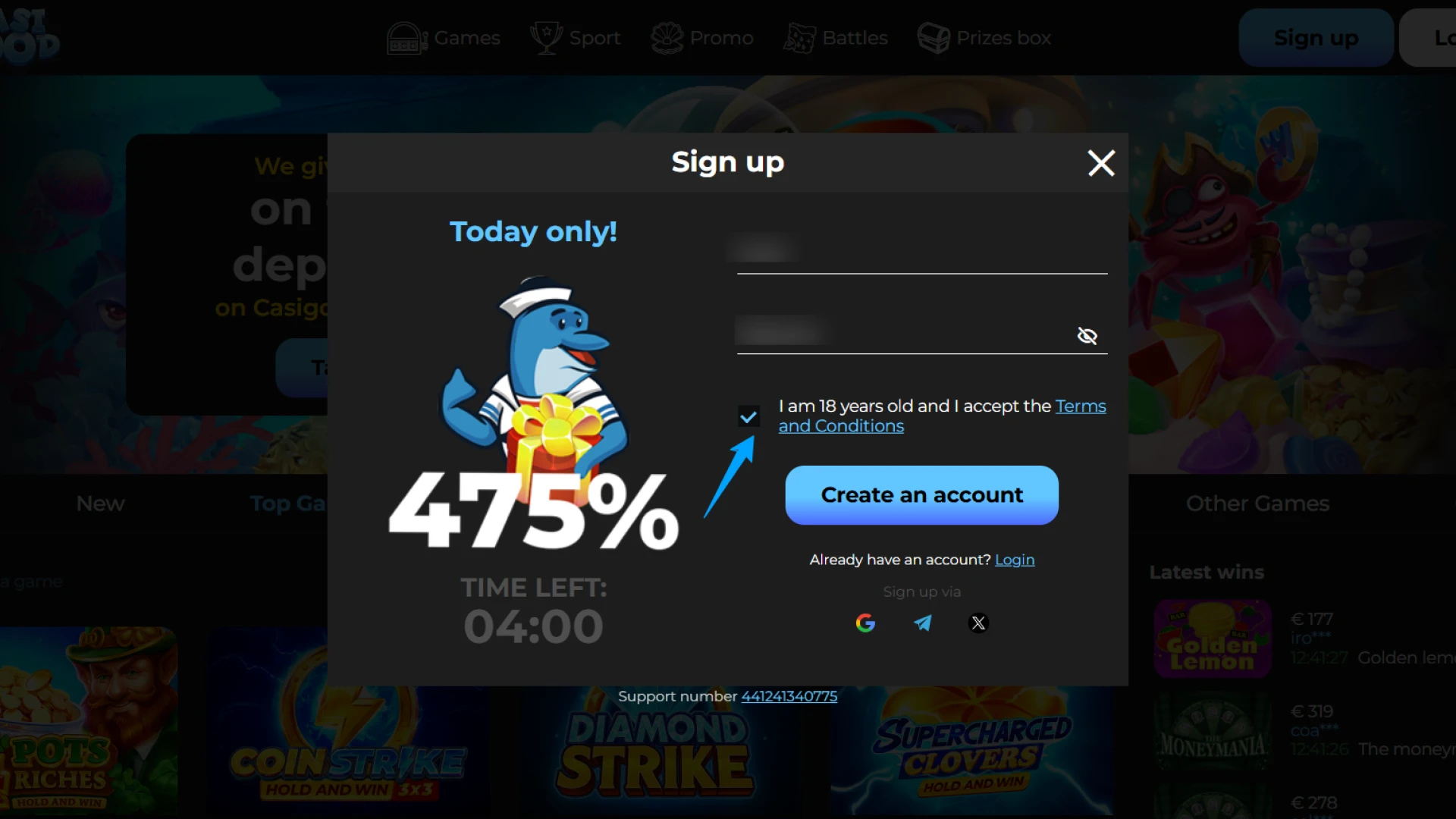 Verify your contact info during the Casigood Registration process now.