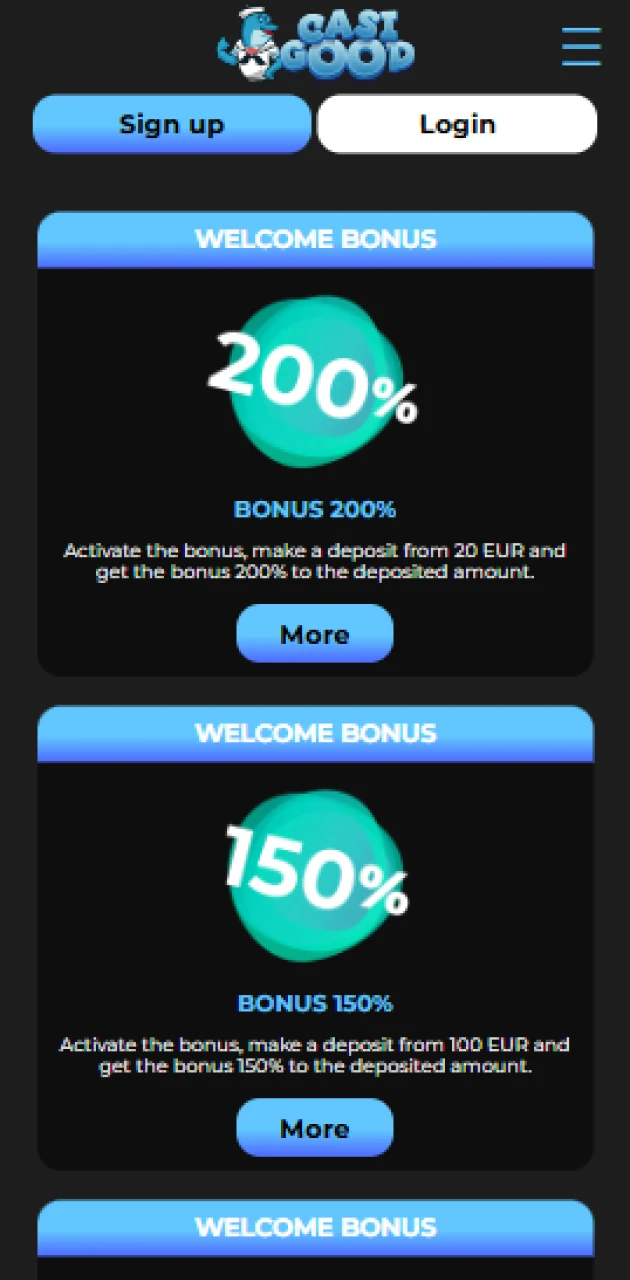 View all current promotions available in the mobile Casigood App.